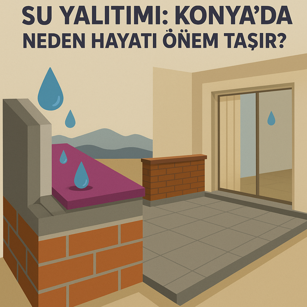 Balkon ve Teraslarda Su Yalıtımı: Konya’da Neden Hayati Önem Taşır?